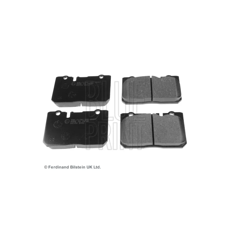 Jeu de 4 plaquettes de frein avant BLUE PRINT ADT34287