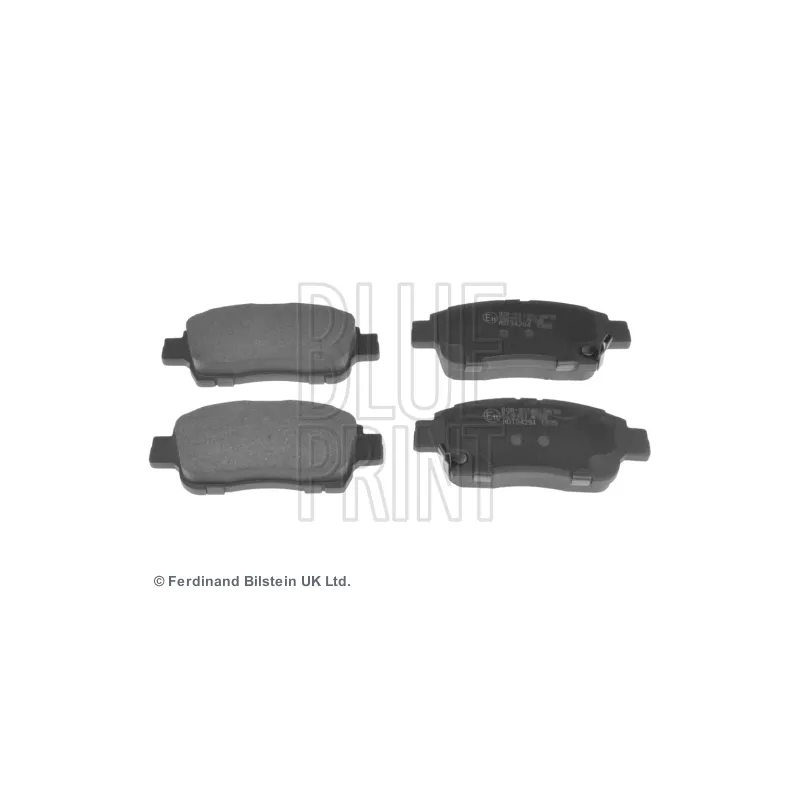 Jeu de 4 plaquettes de frein avant BLUE PRINT ADT34294