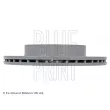 Jeu de 2 disques de frein avant BLUE PRINT ADT343113 - Visuel 3