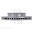 Jeu de 2 disques de frein avant BLUE PRINT ADT343210 - Visuel 3