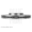 Jeu de 2 disques de frein avant BLUE PRINT ADT343215 - Visuel 3