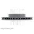 Jeu de 2 disques de frein avant BLUE PRINT ADT34364 - Visuel 3