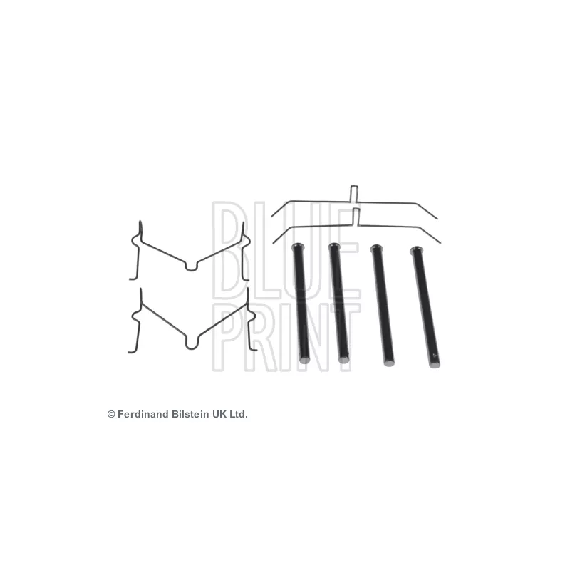 Kit d'accessoires, plaquette de frein à disque BLUE PRINT ADT348611