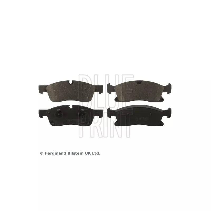 Jeu de 4 plaquettes de frein avant BLUE PRINT ADU174215