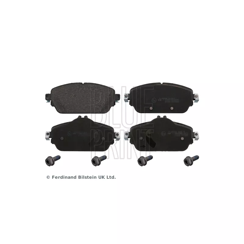 Jeu de 4 plaquettes de frein avant BLUE PRINT ADU174230
