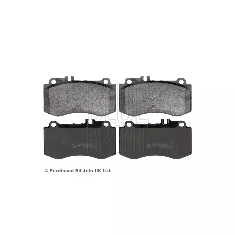 Jeu de 4 plaquettes de frein avant BLUE PRINT ADU174232