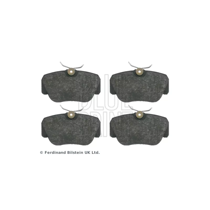 Jeu de 4 plaquettes de frein avant BLUE PRINT ADU174261