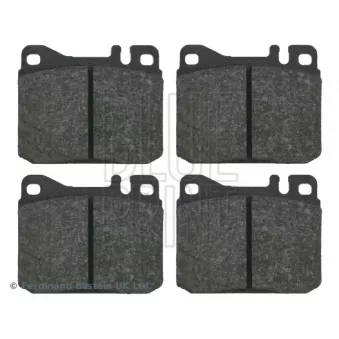 Jeu de 4 plaquettes de frein avant BLUE PRINT ADU174262