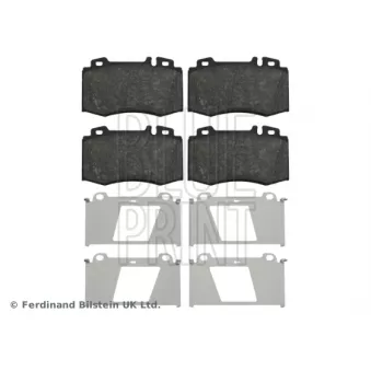 Jeu de 4 plaquettes de frein avant BLUE PRINT ADU174281
