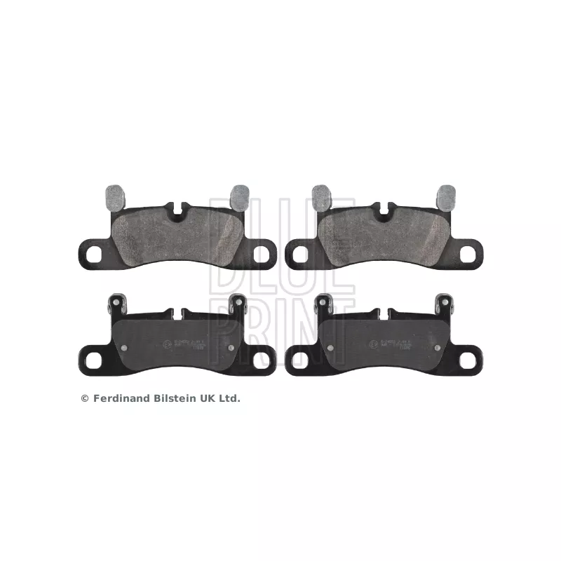 Jeu de 4 plaquettes de frein arrière BLUE PRINT ADV184235