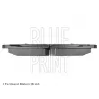 Jeu de 4 plaquettes de frein avant BLUE PRINT ADV184279 - Visuel 2