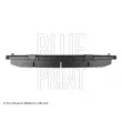 Jeu de 4 plaquettes de frein avant BLUE PRINT ADZ94223 - Visuel 2