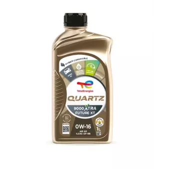 Huile moteur 0W-16 QUARTZ 9000 Xtra FUTURE XT - 1L TOTAL 225508