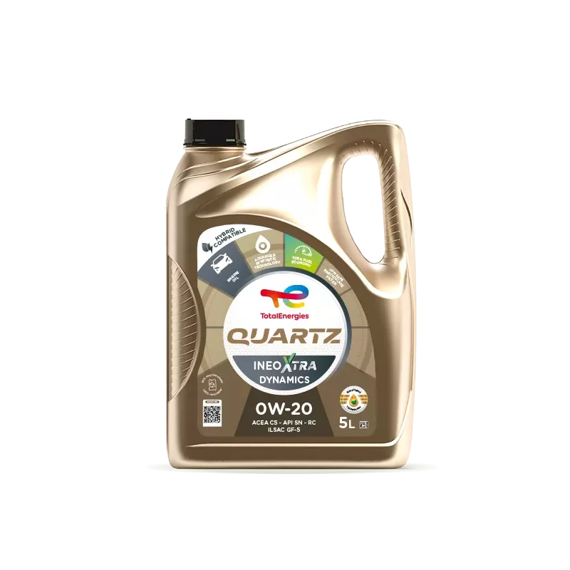 Huile moteur 0W-20 QUARTZ INEO Xtra DYNAMICS - 5L TOTAL 226004