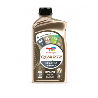 Huile moteur 0W-20 QUARTZ INEO Xtra DYNAMICS - 1L TOTAL 226003