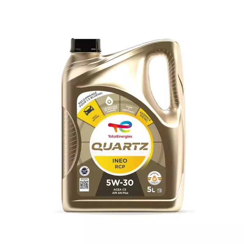 Huile moteur 5W-30 QUARTZ INEO RCP - 5L TOTAL 231089
