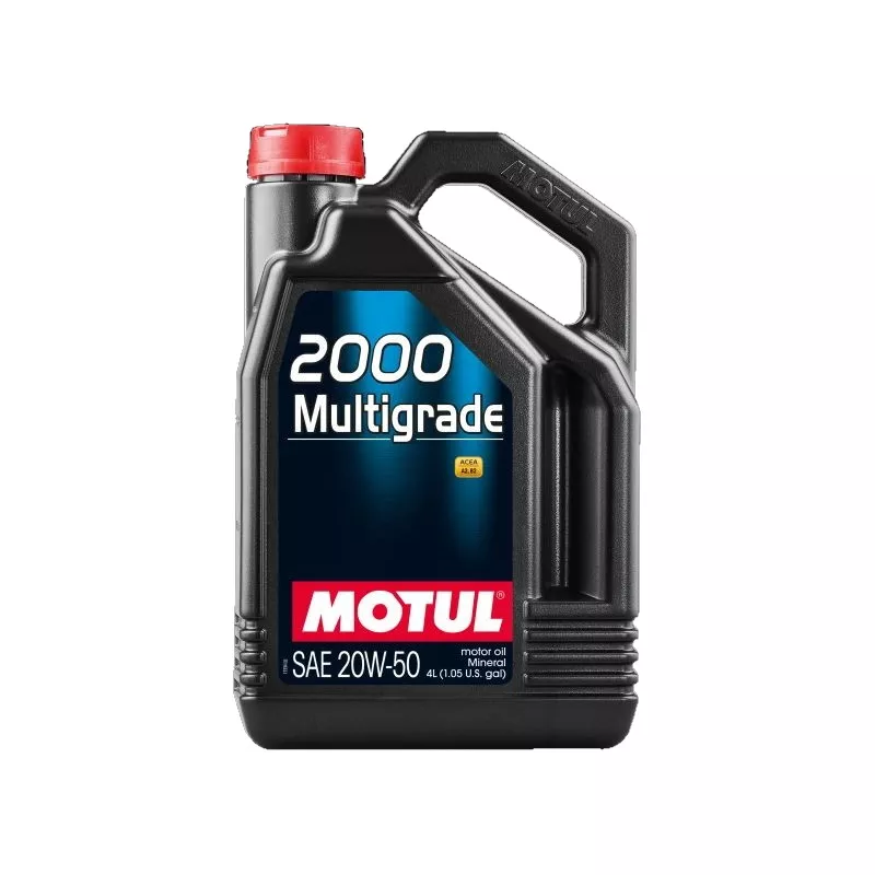 Huile moteur 20W-50 2000 Multigrade - 4L MOTUL 100310