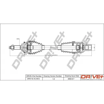 Arbre de transmission avant droit Dr!ve+