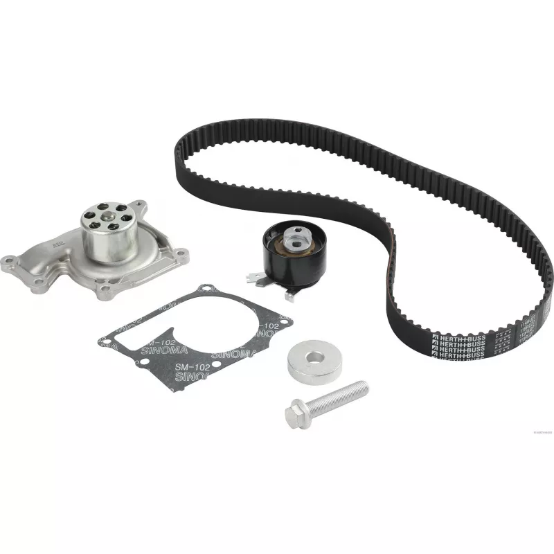 Pompe à eau + kit de courroie de distribution HERTH+BUSS JAKOPARTS J1101010