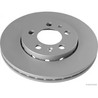 Jeu de 2 disques de frein avant HERTH+BUSS JAKOPARTS J3300806