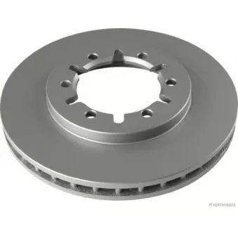 Jeu de 2 disques de frein avant HERTH+BUSS JAKOPARTS J3301089