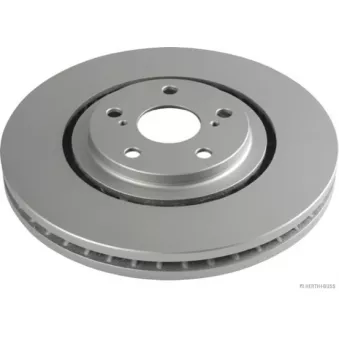 Jeu de 2 disques de frein avant HERTH+BUSS JAKOPARTS