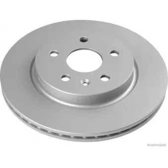 Jeu de 2 disques de frein arrière HERTH+BUSS JAKOPARTS J3310907