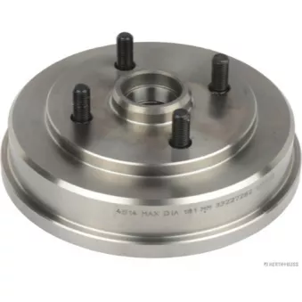Tambour de frein HERTH+BUSS JAKOPARTS J3402000