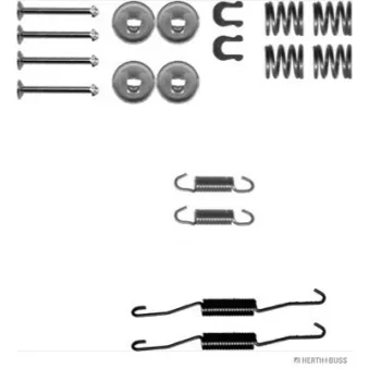 Kit d'accessoires, mâchoire de frein HERTH+BUSS JAKOPARTS J3562008