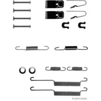 Kit d'accessoires, mâchoire de frein HERTH+BUSS JAKOPARTS J3564001