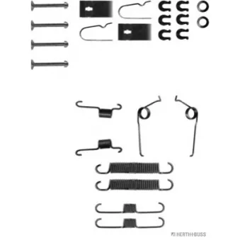 Kit d'accessoires, mâchoire de frein HERTH+BUSS JAKOPARTS J3566000