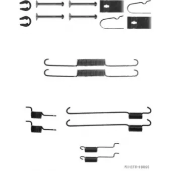 Kit d'accessoires, mâchoire de frein HERTH+BUSS JAKOPARTS J3566002