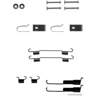 Kit d'accessoires, mâchoire de frein HERTH+BUSS JAKOPARTS