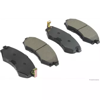 Jeu de 4 plaquettes de frein avant HERTH+BUSS JAKOPARTS J3600312