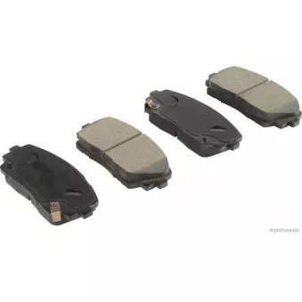 Jeu de 4 plaquettes de frein avant HERTH+BUSS JAKOPARTS