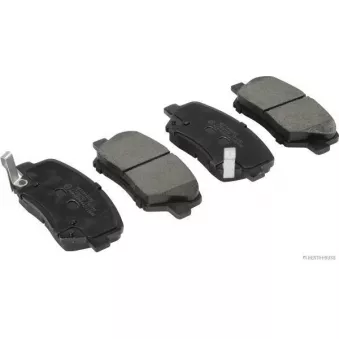 Jeu de 4 plaquettes de frein avant HERTH+BUSS JAKOPARTS J3600342