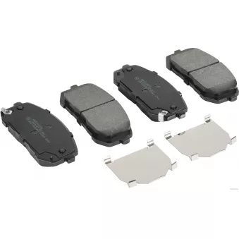 Jeu de 4 plaquettes de frein avant HERTH+BUSS JAKOPARTS J3600363