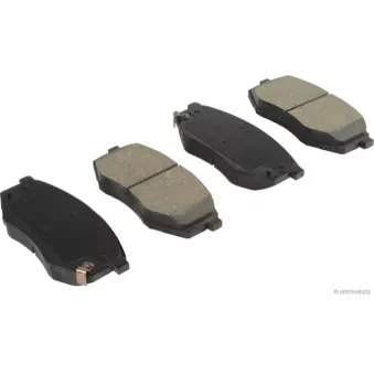 Jeu de 4 plaquettes de frein avant HERTH+BUSS JAKOPARTS