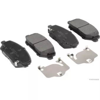 Jeu de 4 plaquettes de frein avant HERTH+BUSS JAKOPARTS J3600562