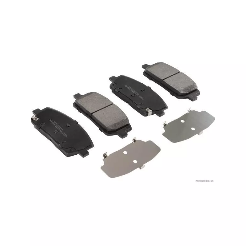 Jeu de 4 plaquettes de frein avant HERTH+BUSS JAKOPARTS J3600566