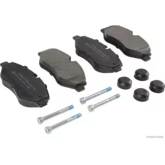 Jeu de 4 plaquettes de frein avant HERTH+BUSS JAKOPARTS J3600815