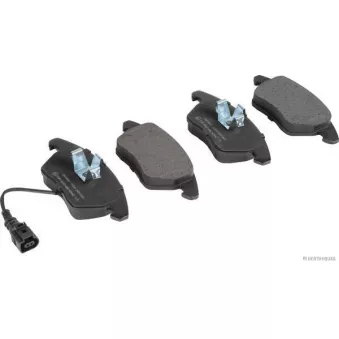 Jeu de 4 plaquettes de frein avant HERTH+BUSS JAKOPARTS J3600821