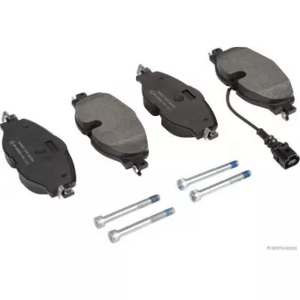 Jeu de 4 plaquettes de frein avant HERTH+BUSS JAKOPARTS J3600822