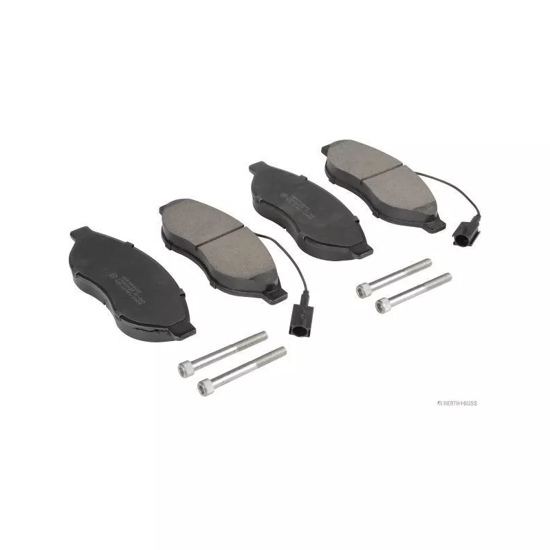 Jeu de 4 plaquettes de frein avant HERTH+BUSS JAKOPARTS J3600825