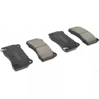 Jeu de 4 plaquettes de frein avant HERTH+BUSS JAKOPARTS J3600828