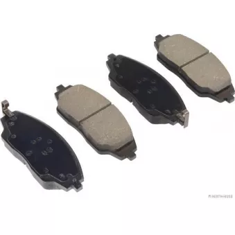 Jeu de 4 plaquettes de frein avant HERTH+BUSS JAKOPARTS