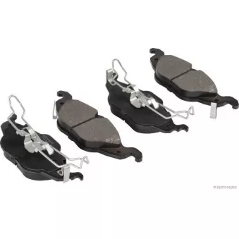 Jeu de 4 plaquettes de frein avant HERTH+BUSS JAKOPARTS J3600923
