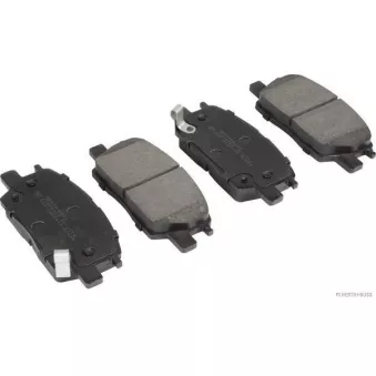 Jeu de 4 plaquettes de frein avant HERTH+BUSS JAKOPARTS J3600924