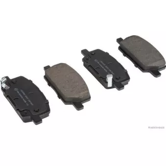 Jeu de 4 plaquettes de frein avant HERTH+BUSS JAKOPARTS J3600925