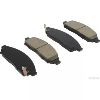 Jeu de 4 plaquettes de frein avant HERTH+BUSS JAKOPARTS J3601010
